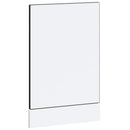 vidaXL mosogatógép panel Kalmar Fekete 45x1,5x57 cm mérnöki fa