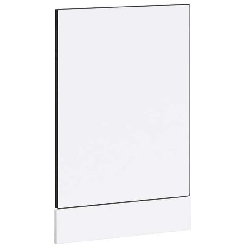 vidaXL mosogatógép panel Kalmar Fekete 45x1,5x67 cm mérnöki fa