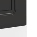 vidaXL mosogatógép panel Kalmar Fekete 45x1,5x57 cm mérnöki fa