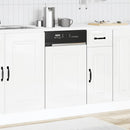 vidaXL mosogatógép panel Kalmar magasfényű fehér 45x1,5x57 cm