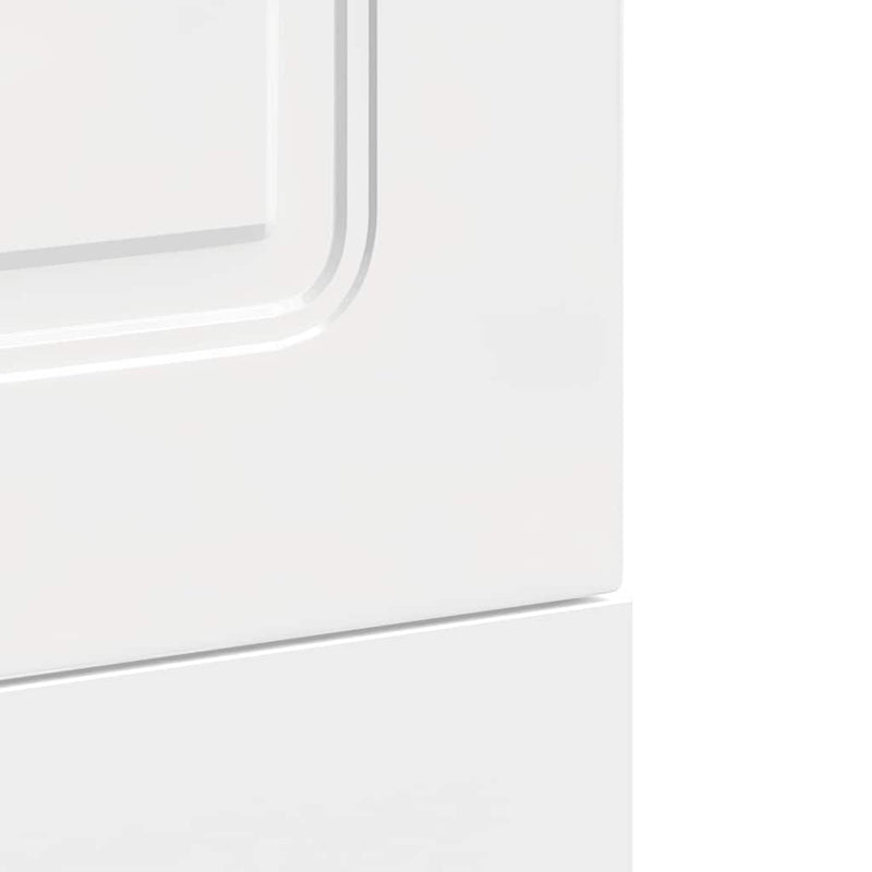 vidaXL mosogatógép panel Kalmar magasfényű fehér 45x1,5x67 cm