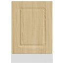 vidaXL mosogatógép panel Kalmar sonoma tölgy 45x1,5x67 cm gépi fa