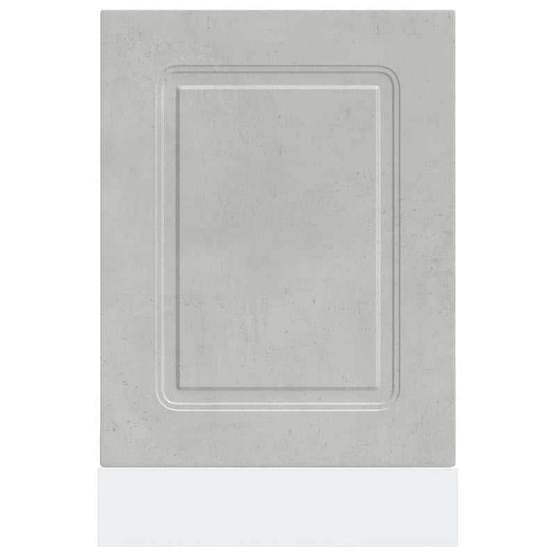 vidaXL mosogatógép panel Kalmar beton szürke 45x1,5x67 cm
