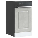 vidaXL mosogatógép panel Kalmar beton szürke 45x1,5x57 cm
