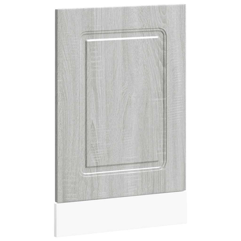 vidaXL mosogatógép panel Kalmar szürke sonoma 45x1,5x67 cm gépi fa