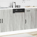 vidaXL mosogatógép panel Kalmar szürke sonoma 45x1,5x57 cm gépi fa