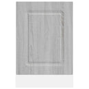 vidaXL mosogatógép panel Kalmar szürke sonoma 45x1,5x67 cm gépi fa