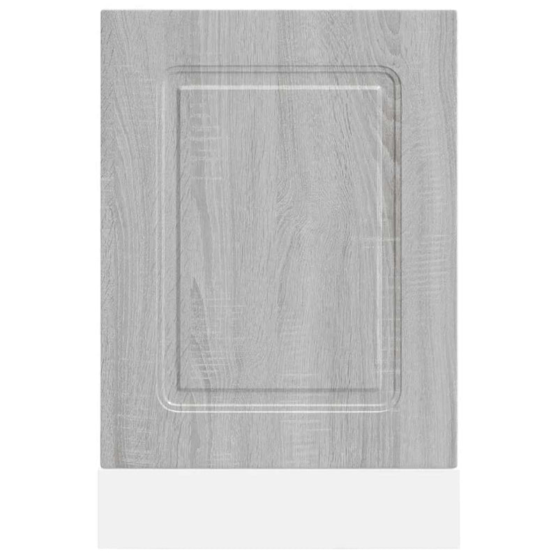 vidaXL mosogatógép panel Kalmar szürke sonoma 45x1,5x67 cm gépi fa