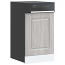 vidaXL mosogatógép panel Kalmar szürke sonoma 45x1,5x57 cm gépi fa