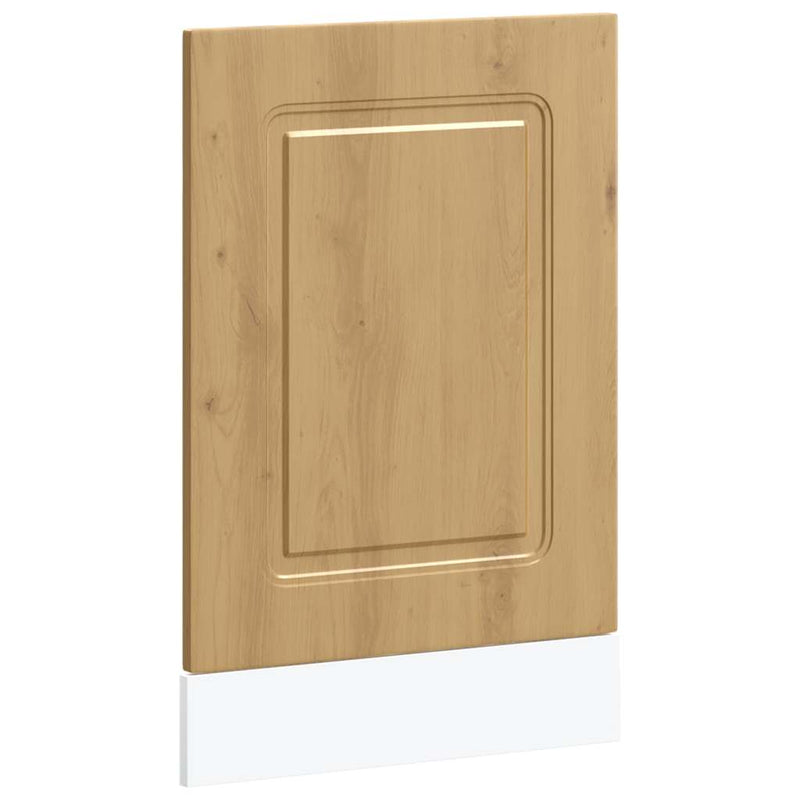 vidaXL mosogatógép panel Kalmar kézműves tölgy 45x1,5x67 cm gépi fa