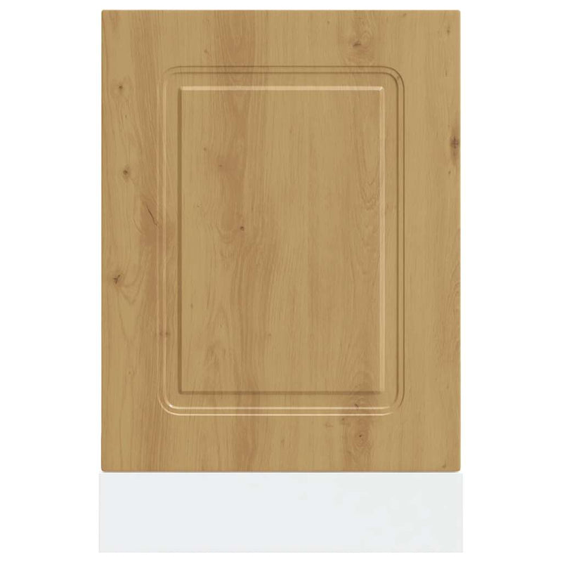 vidaXL mosogatógép panel Kalmar kézműves tölgy 45x1,5x67 cm gépi fa