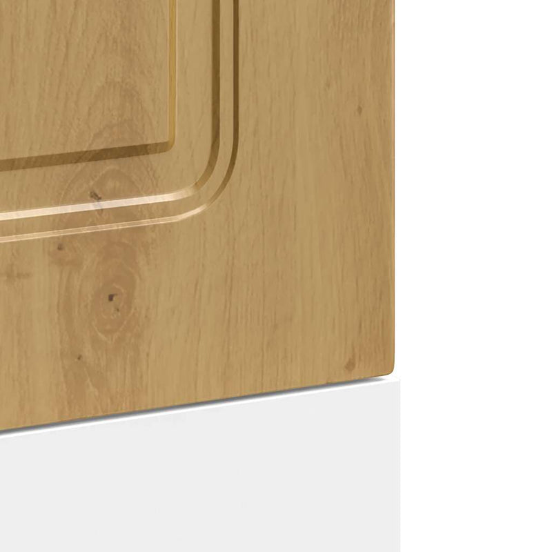 vidaXL mosogatógép panel Kalmar kézműves tölgy 45x1,5x67 cm gépi fa