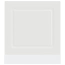 vidaXL mosogatógép panel Kalmar fehér 60x1,5x67 cm műanyag fa