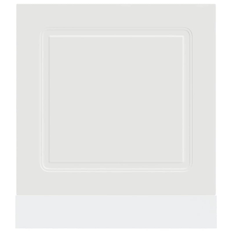 vidaXL mosogatógép panel Kalmar fehér 60x1,5x67 cm műanyag fa