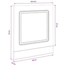 vidaXL mosogatógép panel Kalmar fekete 60x1,5x57 cm gépesített fa