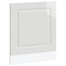 vidaXL mosogatógép panel Kalmar magasfényű fehér 60x1,5x57 cm gépi fa