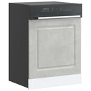 vidaXL mosogatógép panel Kalmar beton szürke 60x1,5x57 cm műanyag fa