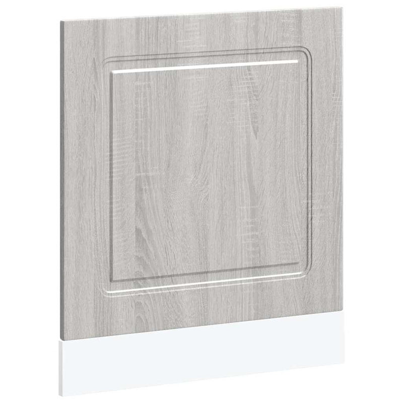 vidaXL mosogatógép panel Kalmar szürke sonoma 60x1,5x67 cm gépi fa