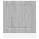 vidaXL mosogatógép panel Kalmar szürke sonoma 60x1,5x67 cm gépi fa