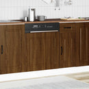 vidaXL mosogatógép panel Kalmar barna tölgy 60x1,5x57 cm műanyag fa