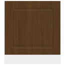 vidaXL mosogatógép panel Kalmar barna tölgy 60x1,5x67 cm műanyag fa