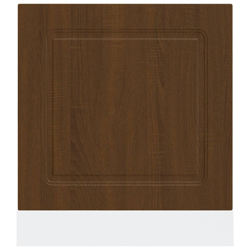 vidaXL mosogatógép panel Kalmar barna tölgy 60x1,5x67 cm műanyag fa