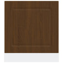 vidaXL mosogatógép panel Kalmar barna tölgy 60x1,5x57 cm műanyag fa