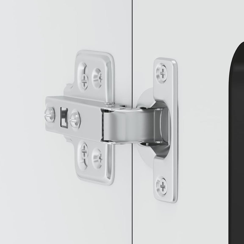 vidaXL Konyhai fali szekrény üvegajtóval Kalmar fekete színű fűrészáru