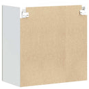 vidaXL Konyhai fali szekrény üvegajtóval Kalmar beton szürke műfa