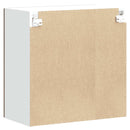 vidaXL konyhai fali szekrény üvegajtóval Kalmar füstölt tölgy