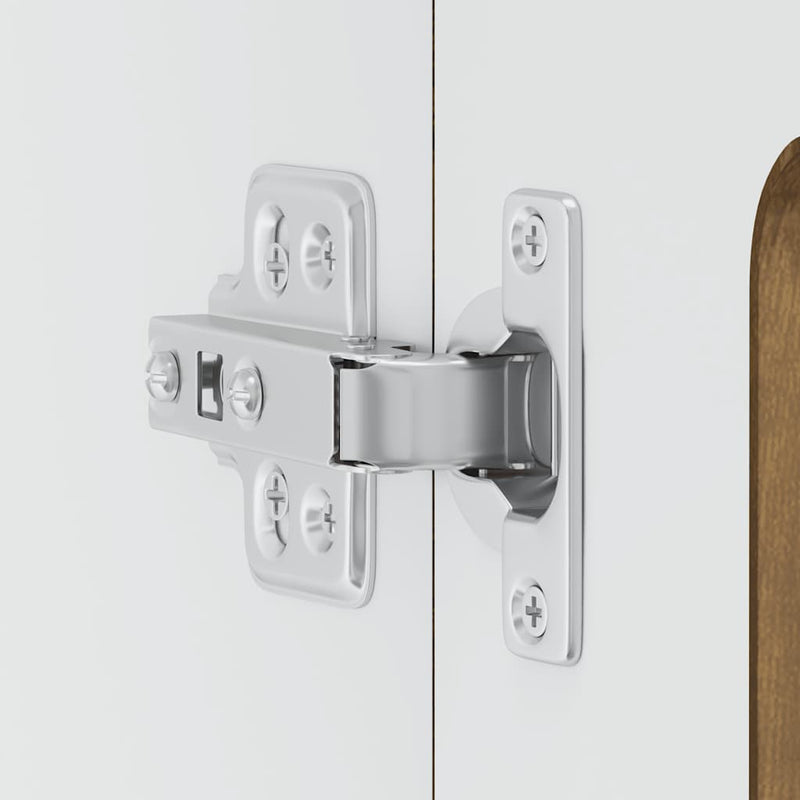 vidaXL konyhai fali szekrény üvegajtóval Kalmar füstölt tölgy