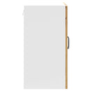 vidaXL Konyhai fali szekrény üvegajtóval Kalmar régi fából