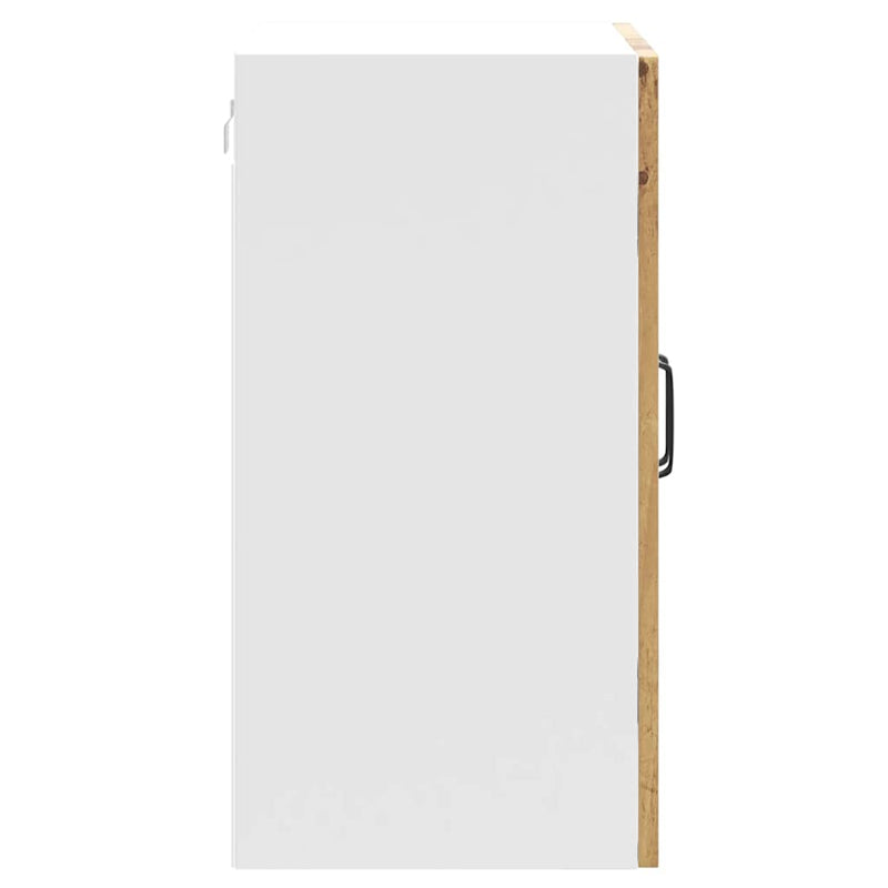 vidaXL Konyhai fali szekrény üvegajtóval Kalmar régi fából