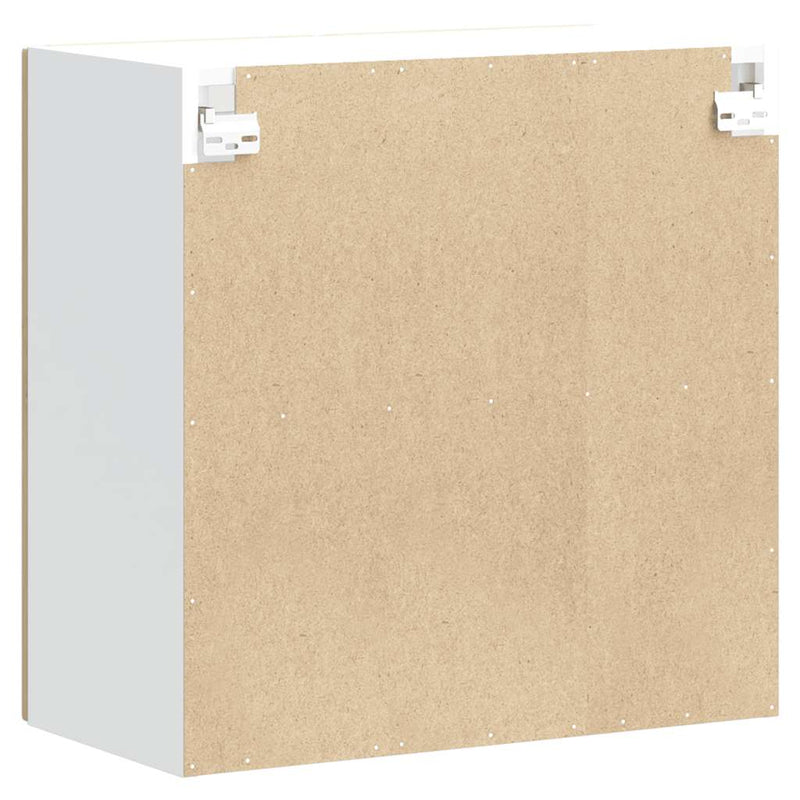 vidaXL konyhai fali szekrény üvegajtóval Kalmar kézműves tölgy