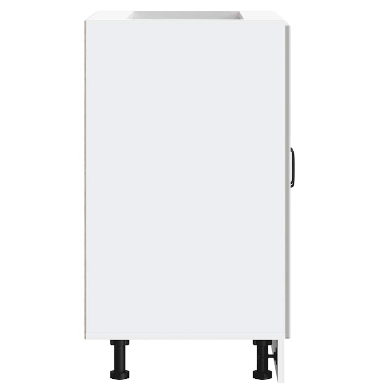 vidaXL mosdóaljzatos szekrény Lucca fehér szerelt fa