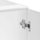 vidaXL mosdóaljzatos szekrény Lucca fehér szerelt fa