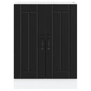 vidaXL mosdóaljzatos szekrény Lucca fekete szerelt fa