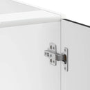 vidaXL mosdóaljzatos szekrény Lucca fekete szerelt fa