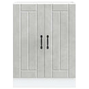 vidaXL mosdóaljzatos szekrény Lucca betonszürke szerelt fa