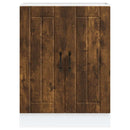 vidaXL mosdóaljzatos szekrény Lucca füstölt tölgy fűrészáru műfa