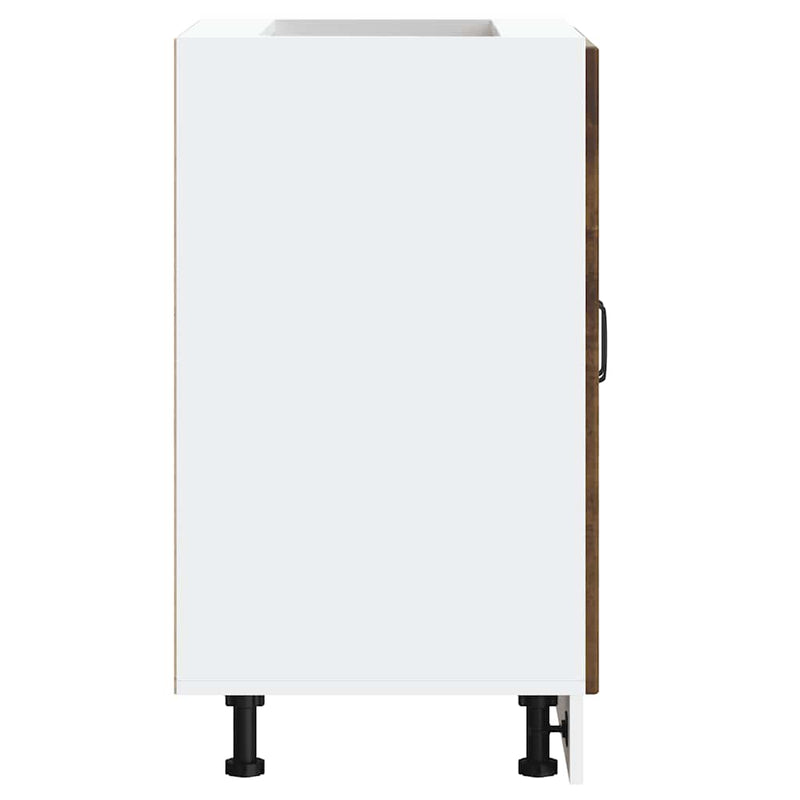 vidaXL mosdóaljzatos szekrény Lucca füstölt tölgy fűrészáru műfa