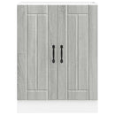 vidaXL mosdóaljzatos szekrény Lucca szürke sonoma műfa