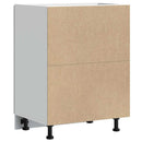 vidaXL mosdóaljzatos szekrény Lucca szürke sonoma műfa