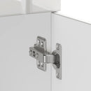 vidaXL Konyhai alsó szekrény Lucca magasfényű fehér szerelt fa