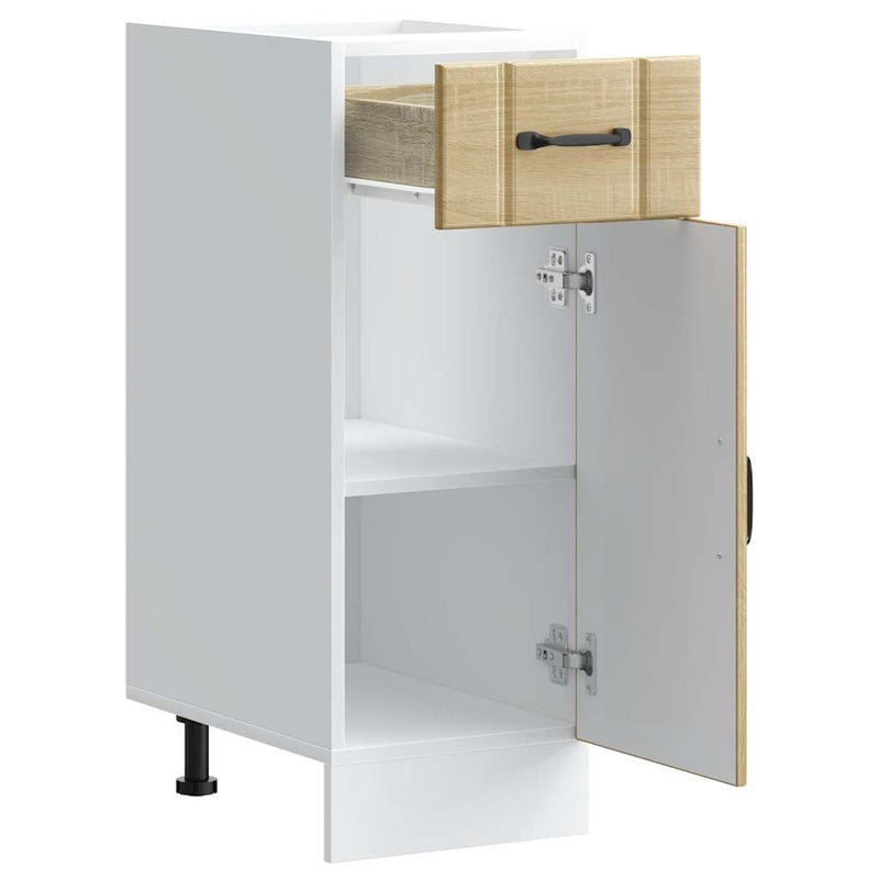 vidaXL Konyhai alsó szekrény Lucca sonoma tölgy szerelt fa