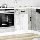 vidaXL Konyhai alsó szekrény Lucca betonszürke szerelt fa