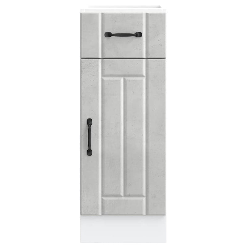 vidaXL Konyhai alsó szekrény Lucca betonszürke szerelt fa