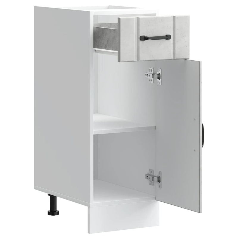 vidaXL Konyhai alsó szekrény Lucca betonszürke szerelt fa