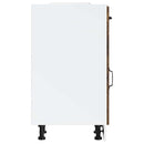 vidaXL Konyhai alsó szekrény Lucca füstölt tölgy szerelt fa