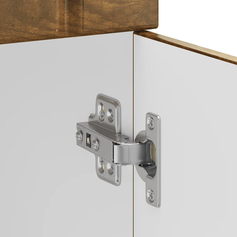 vidaXL Konyhai alsó szekrény Lucca füstölt tölgy szerelt fa